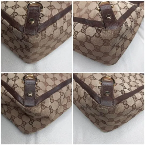 Authentic Gucci GG Monogram Supreme Abbey Canvas Large Tote Bag - Picture 12 of 12